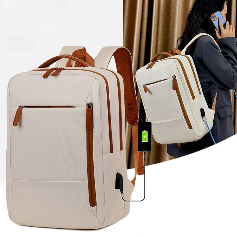 

Europe and the United States new outdoor waterproof backpacks business backpacks fashion large-capacity schoolbags