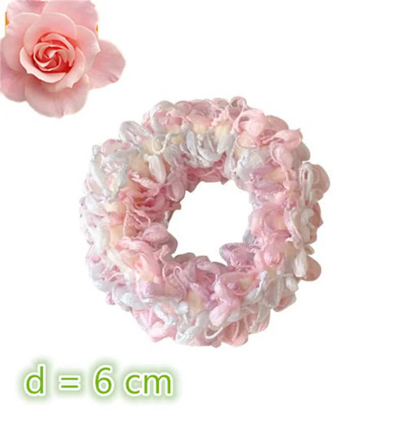 Mode Kant Scrunchies Franse Chique Elastische Haarbanden Meisjes Kleurrijke Paardenstaart Houder Hoofddeksels Haartouw Vrouwen Haaraccessoires