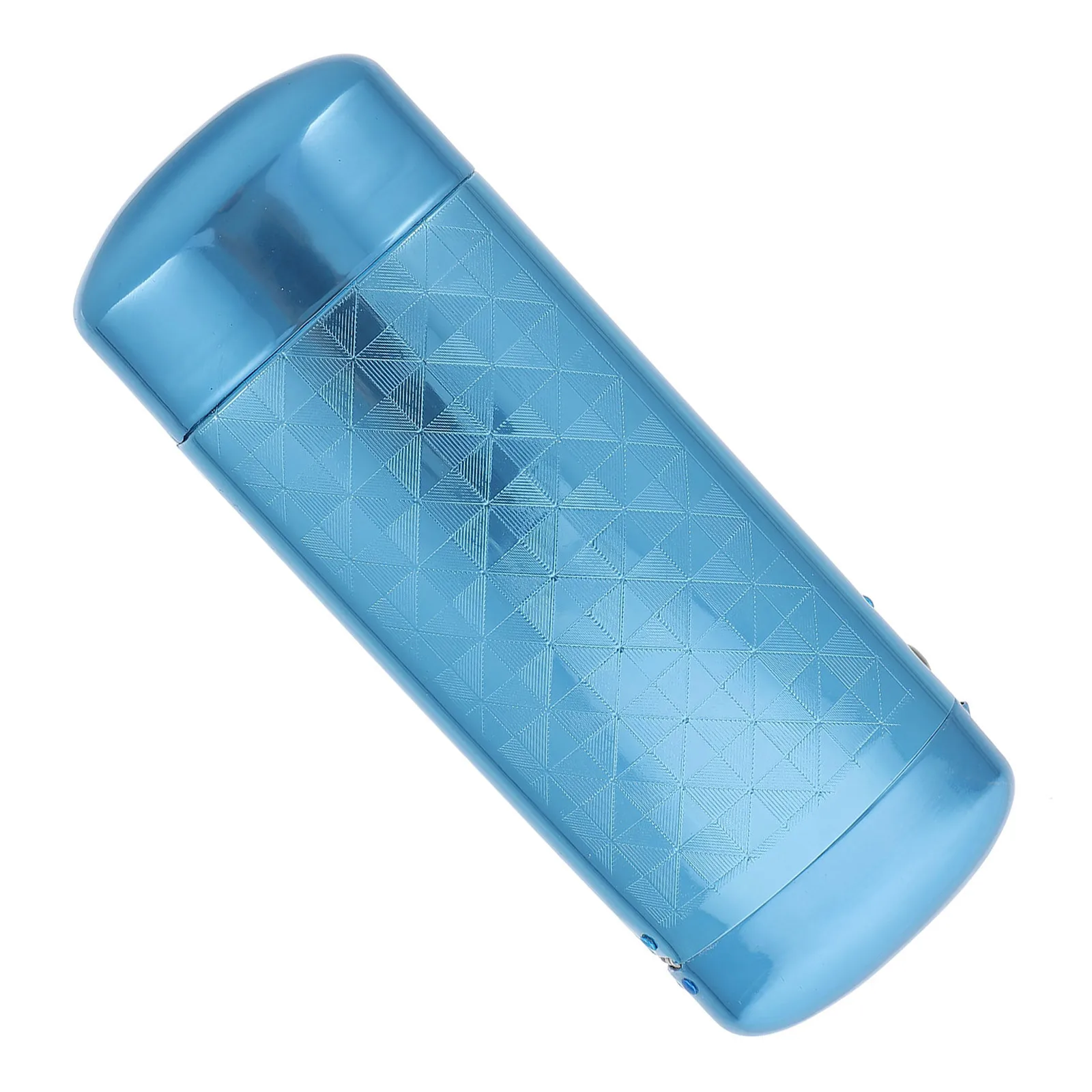 حافظة نظارات مدمجة بغطاء صلب للرجال والنساء أثناء السفر، صندوق تخزين النظارات الشمسية المحمول، متانة من الألومنيوم