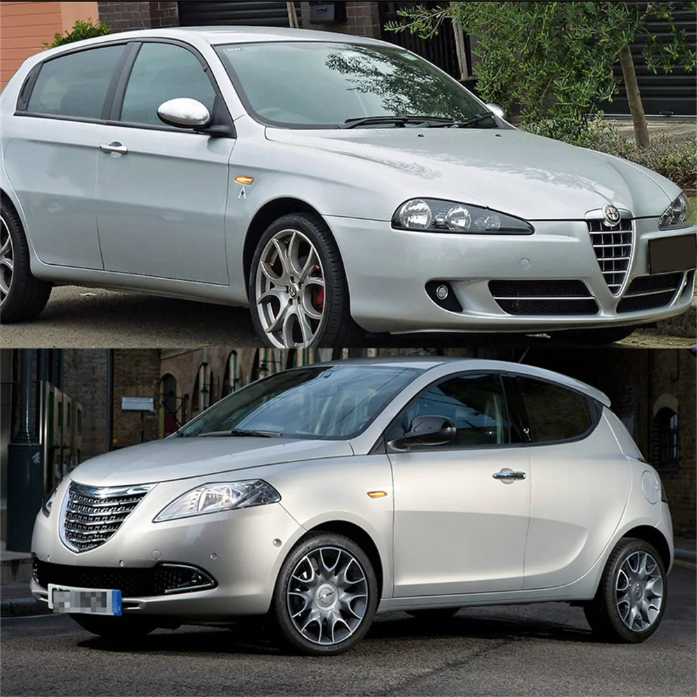 ديناميكية العنبر LED الجانب الأمامي ماركر بدوره أضواء الإشارة ل ألفا روميو 156 لشركة فيات إيجيا لانسيا يبسيلون لكرايسلر يبسيلون