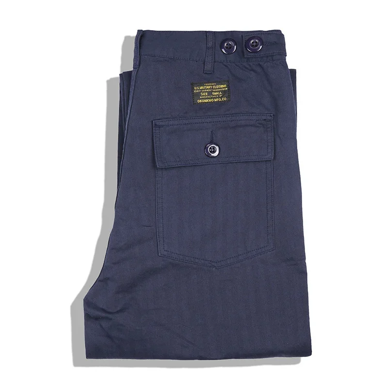 Okonkwo American Military Overalls OG-107 Work Casual Herringbone Pants AMEKAJI Outdoor Trekking Climbing Tooling Cargo Trousers