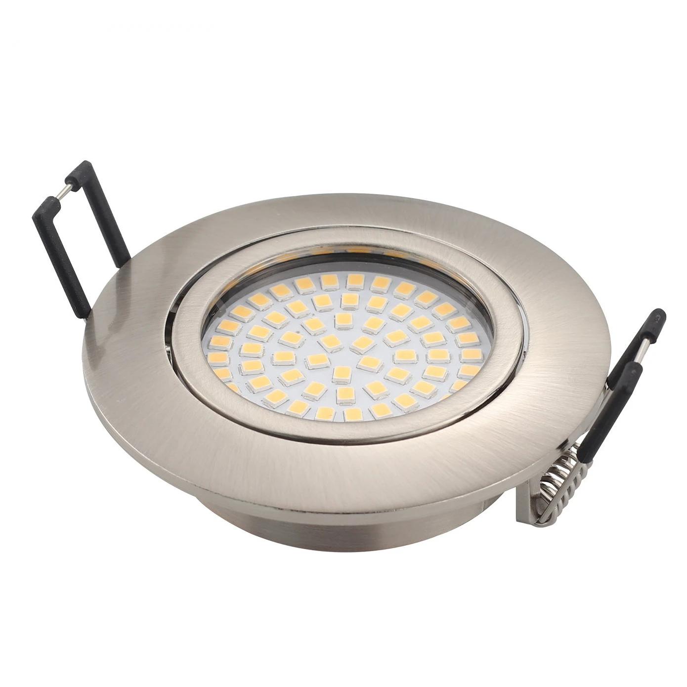 5W / 450lm Mains Powered Ultra Slim Adjustable Tilt Recessed LED Ceiling Light Downlight Round Spot Lights for Ceiling