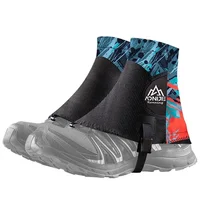 AONIJIE E941 polainas de alta carrera Unisex para exteriores, cubiertas protectoras para zapatos a prueba de arena para triatlón, maratón, senderismo, reflectantes