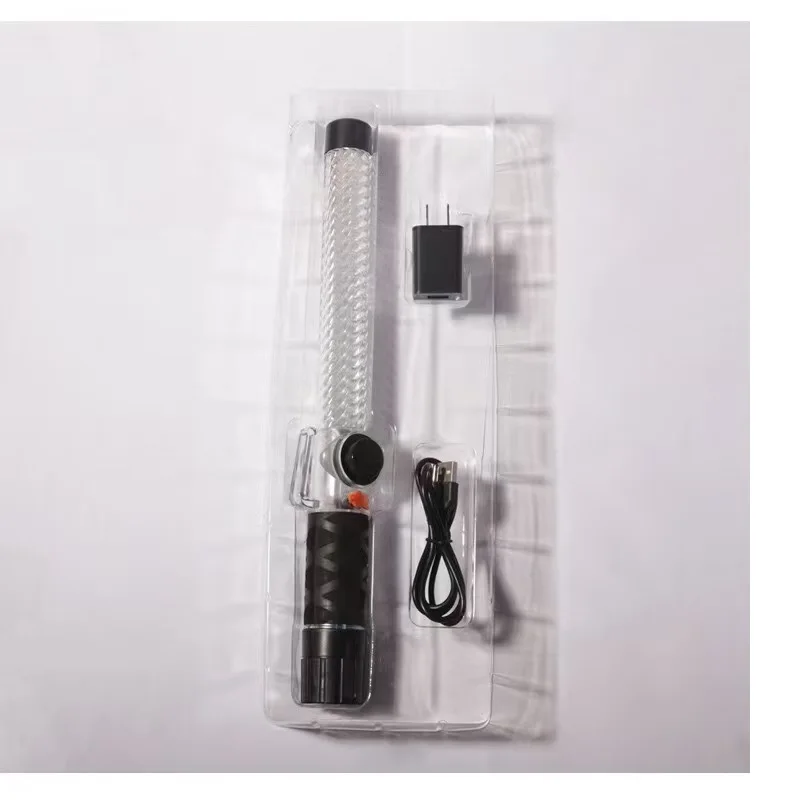 

Светодиодный стержень безопасности дорожного движения 35 см, оконный выключатель из вольфрамовой стали, трубка лампы со свистком с резьбой, красный, синий мигающий магнитный свет