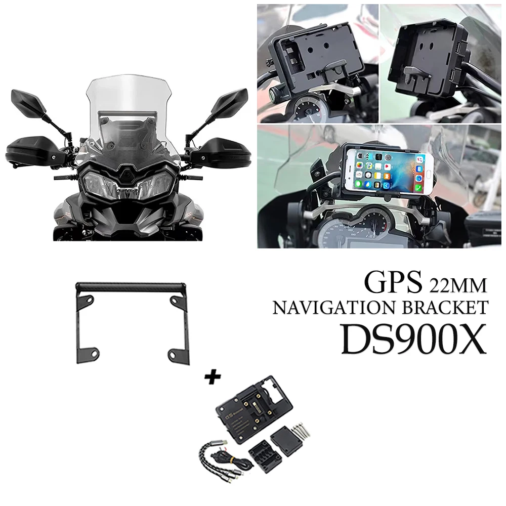 

For Loncin VOGE Valico DS900X DSX900 Motorcycle Accessories GPS 22mm Mobile Phone Navigation Bracket DS900X Aluminum Bracket