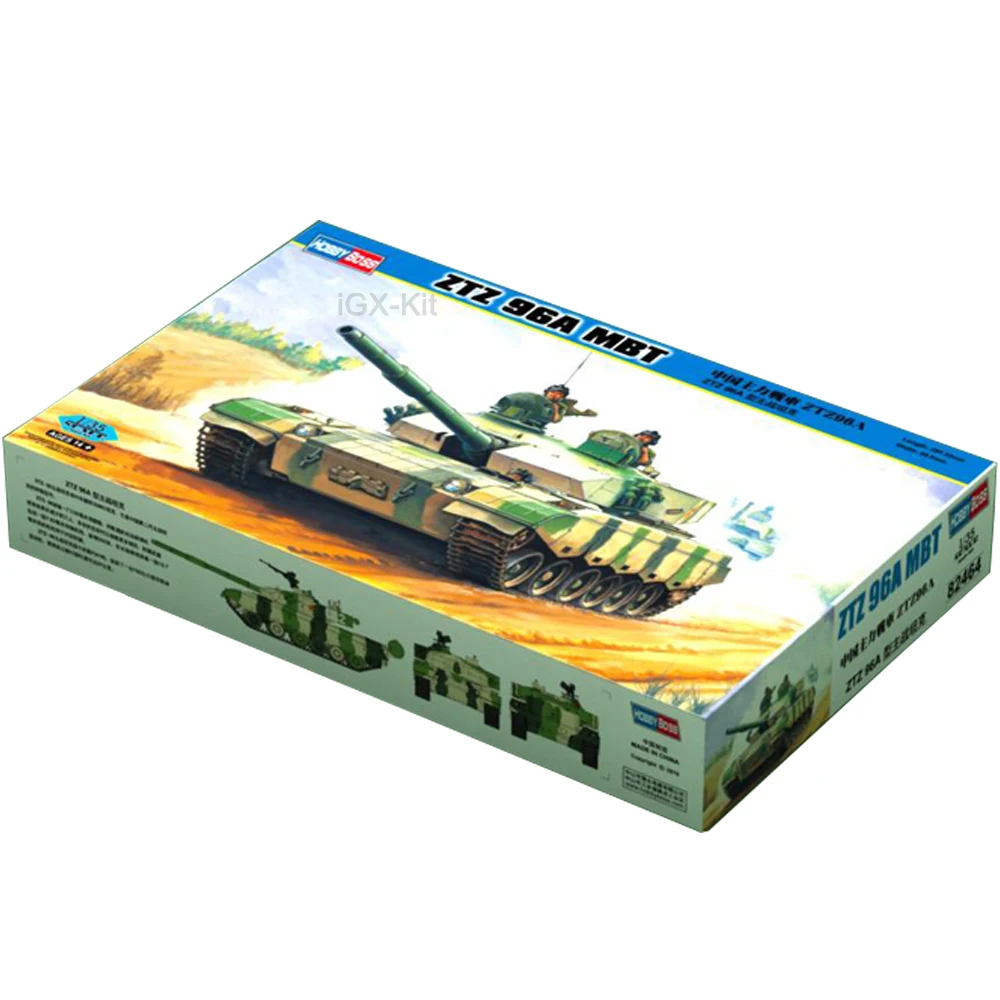 Hobbyboss 82464 1/35 Scale  ZTZ96 ZTZ-96A MBT Main Battle Tank Vehicle Hobby Craft Toy Plastic Model Building Kit