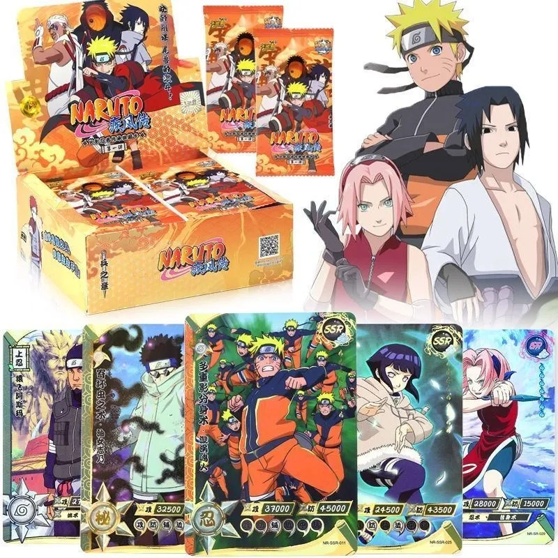 

Naruto Collection Card Kayou Tier 2 Wave 1 SL Tier4 Wave1 Booster 30Packs 150Cards Uzumaki Kakashi Anime Playing Game Cartas