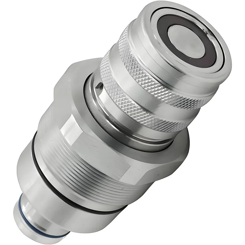 AT406475 7246802 Attacco rapido idraulico femminile a faccia piatta per John Deere 318E 319E 320E per Bobcat 753 763 773 863 864 883