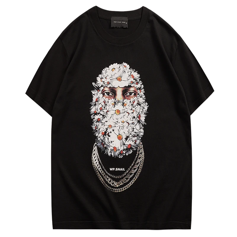 

Футболка Kornit Direct-to-Garment с круглым вырезом и коротким рукавом, свободного кроя, в уличном стиле, с принтом, молодежная, модная, хлопковая