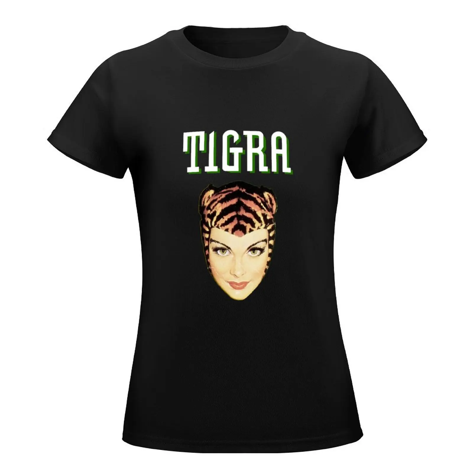 Tigra Belgian tobacco T-Shirt cute clothes oversized animal print shirt for girls funny t-shirt dress for Women long