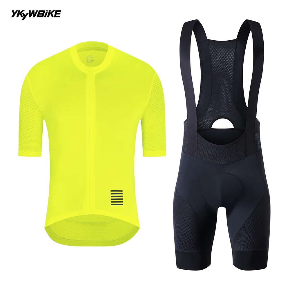 Ykyw Männer Radfahren Kurzarm Trikot Kleidung Set Sommer atmungsaktiv MTB Radsport Träger hose Fahrrad hose Kit Fahrrad anzug Maillot – Detail 21