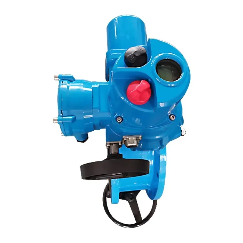 D941X-16Q Dn200 Electric Butterfly Valve 220V Electric Actuator Soft Seal Flange Butterfly Valve
