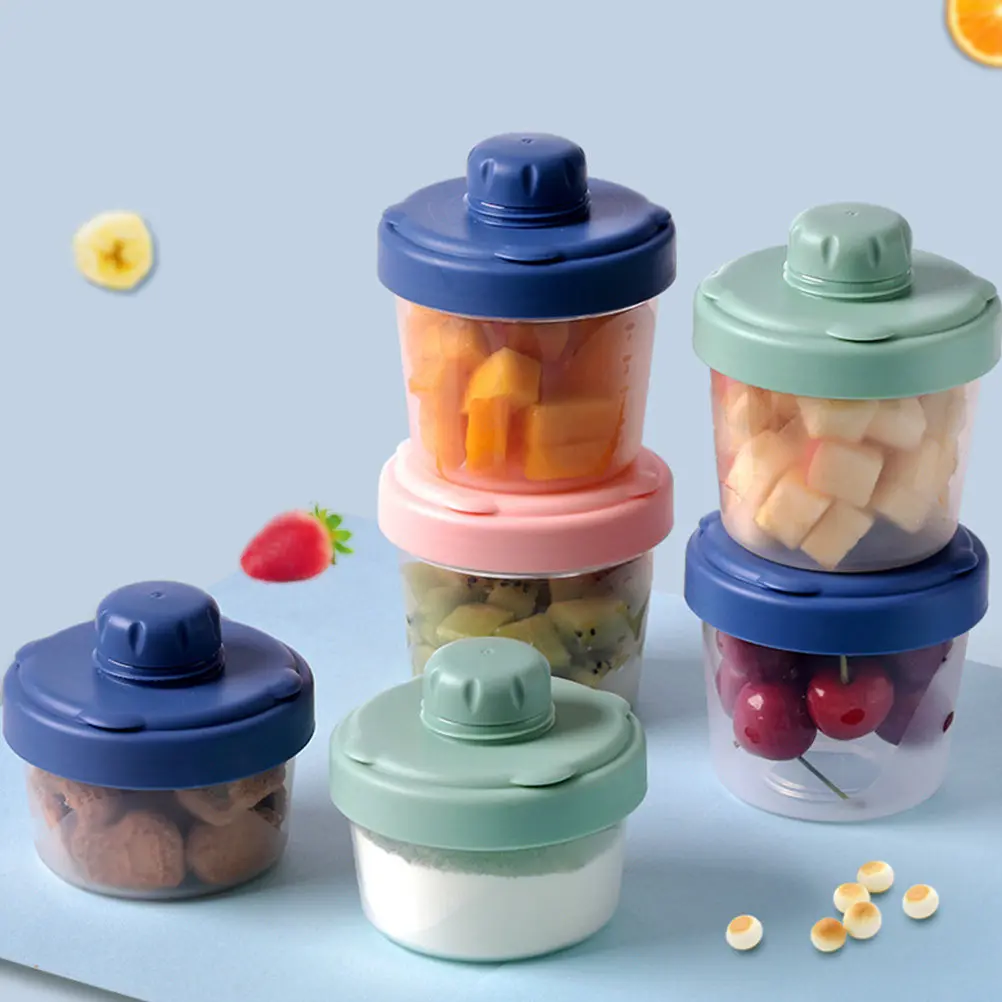 

1Pcs Milk Powder Storage Box Baby Formula Dispenser 3 Layer Portable Stackable Leak Proof PP Food Container for Travel