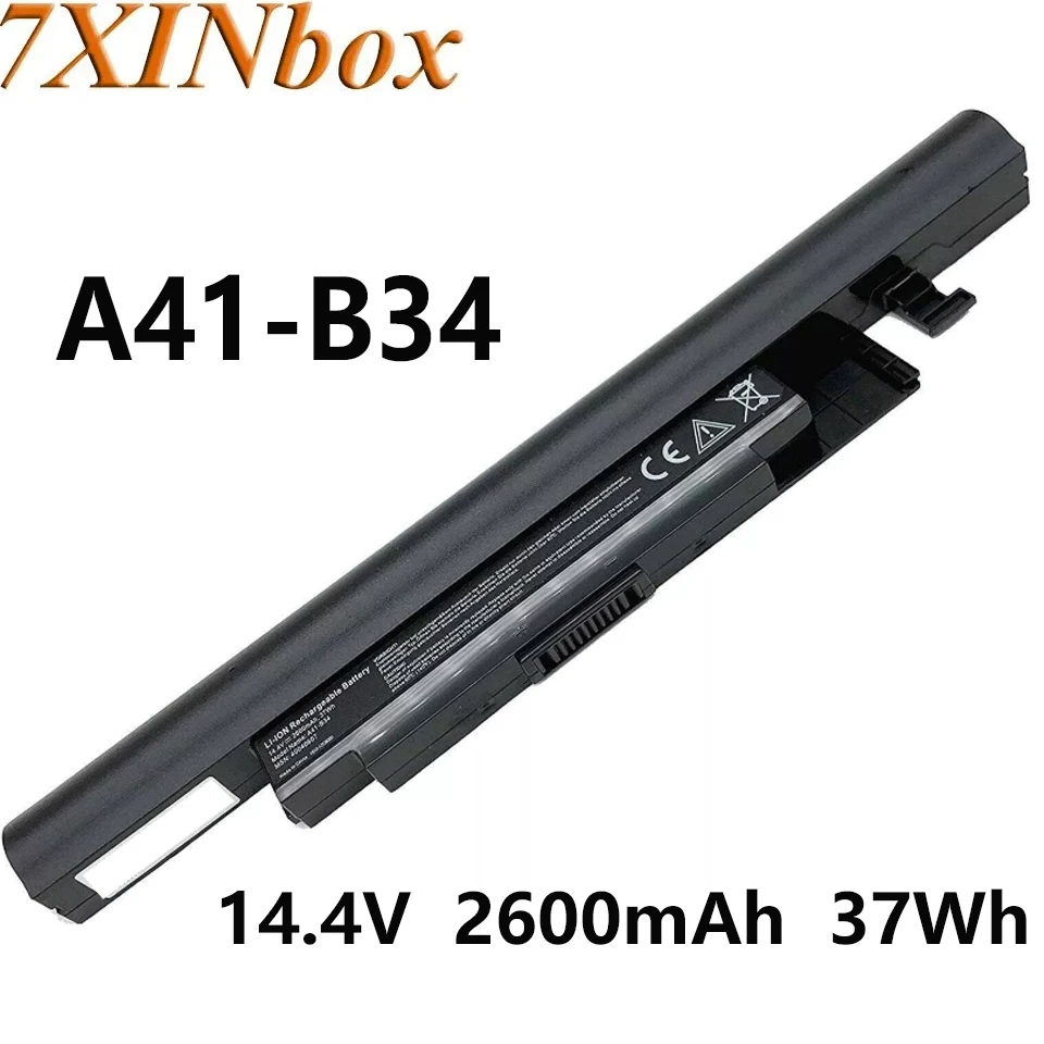 7XINbox A41-B34 14.4V 2600mAh 37Wh laptop Battery for Medion Akoya E6237 E6241 P6643 S4211 S4213 S4216