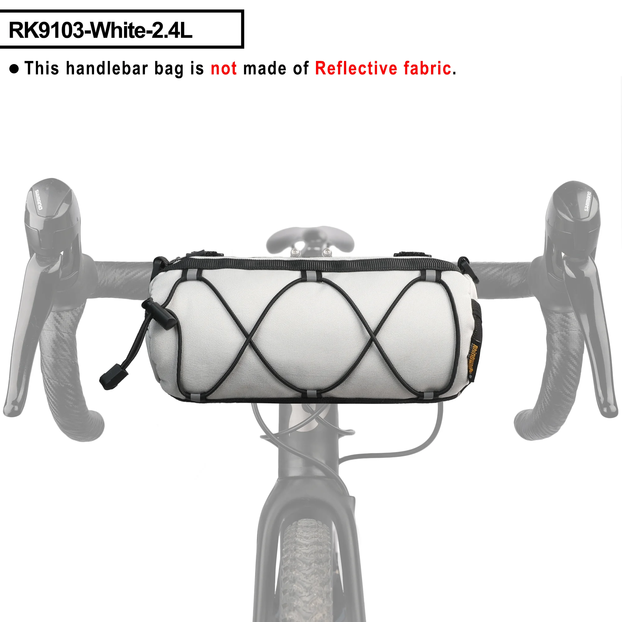 Rhinowalk 2,4 LBike Tasche Hohe Sichtbarkeit Reflektierende Fahrrad Lenker Tasche oder Andere Farben MTB Straße CyclingBike Rahmen Rohr Tasche