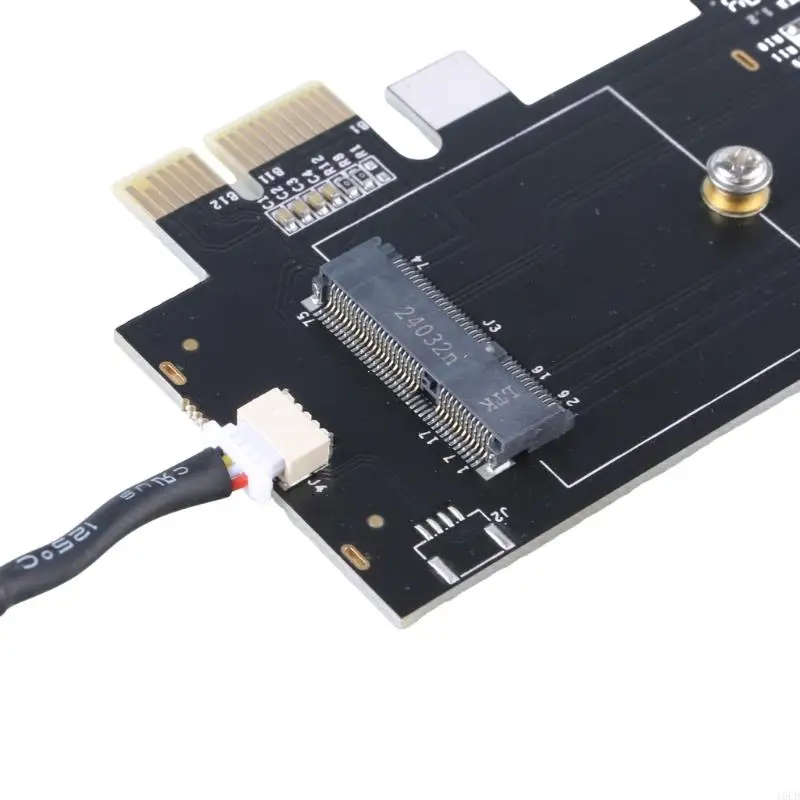 Tarjeta WiFi 16FB M.2 NGFF a red PCIE, adaptador compatible con para AX200