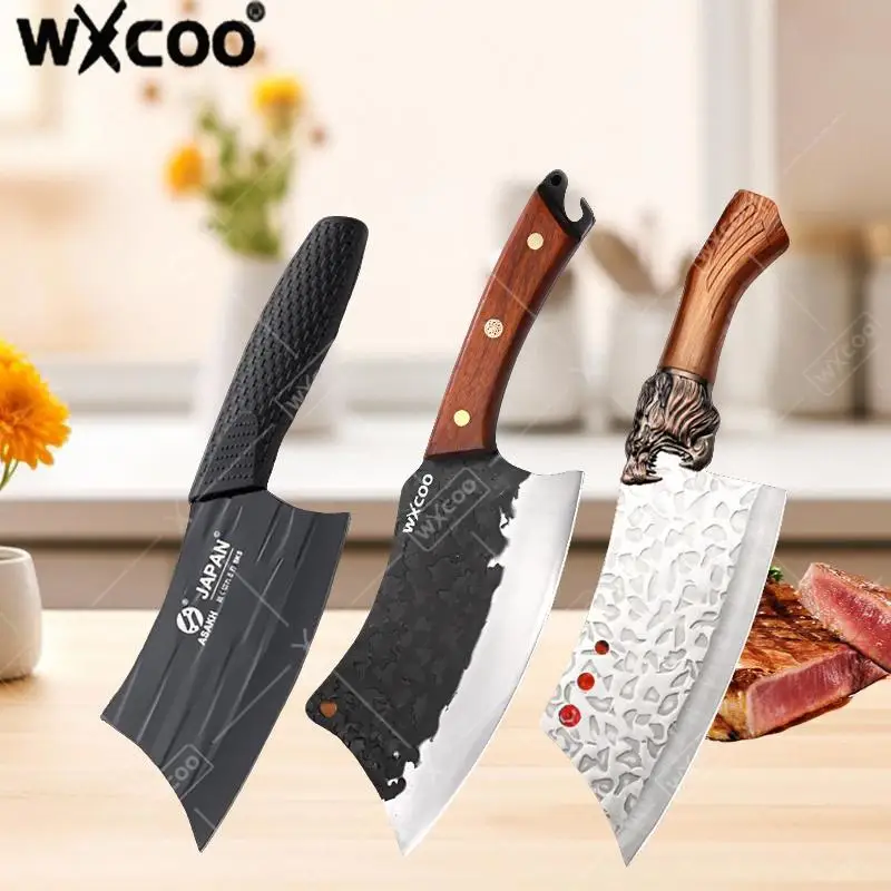 WXCOO Professionelles Kochmesser, japanisches Küchenmesser, Ausbeinmesser, Küchenzubehör, Obstschneidemesser, langlebiger Edelstahl