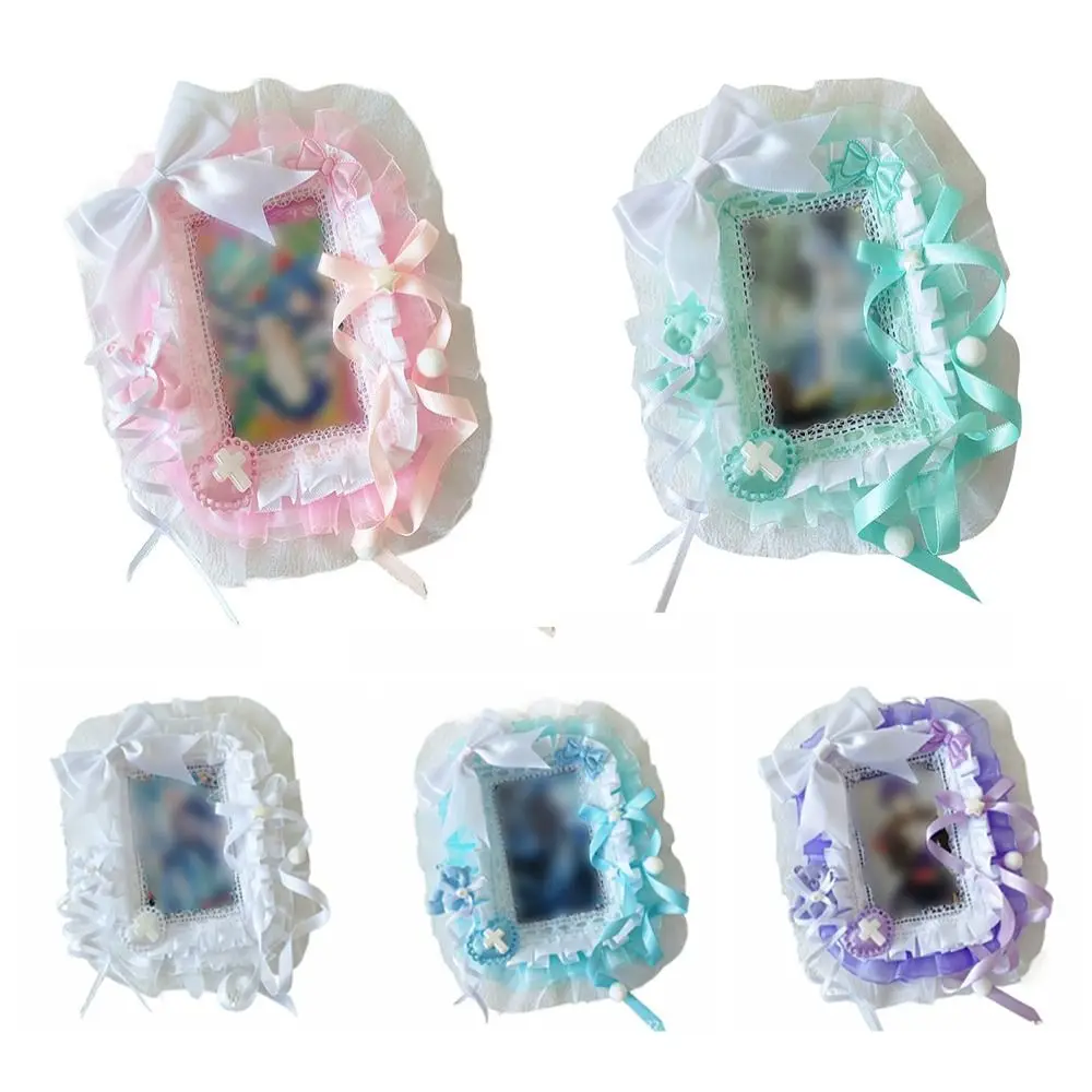 

Новый держатель для карт из полиэстера, кружевной кавайный идол, подвеска, ID, кредитный чехол для студента