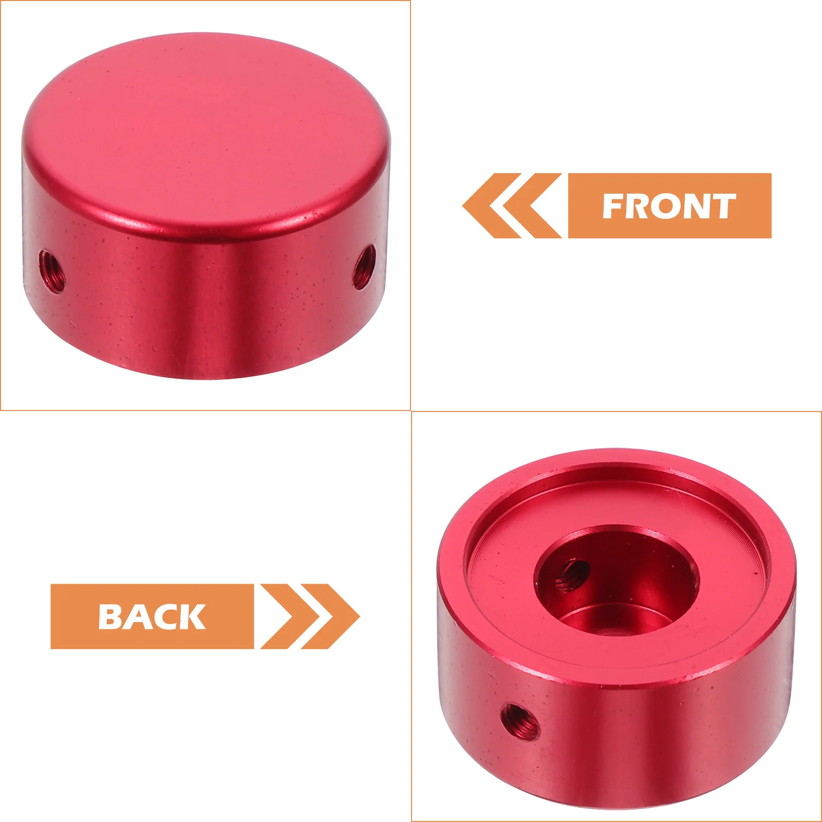 

1Set Metal Guitar Effect Footswitch Toppers Aluminum Pedal Protection Caps Sturdy Wear Resistant for Guitar Effects Pedal Long