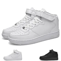 New White High Top Basketball Shoes Women Mens Sneakers Unisex Causal Breathable Comfortable Sports Trainers Size 47