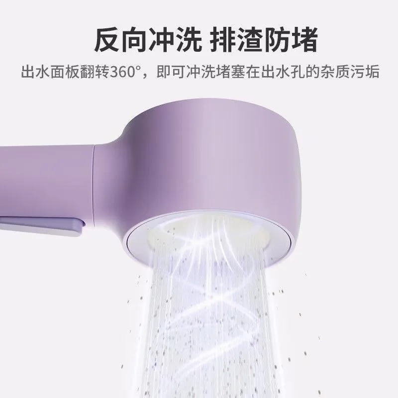 

3D Многофункциональная насадка для душа для обратной промывки: съемная, под давлением, массажная, суперфильтрация