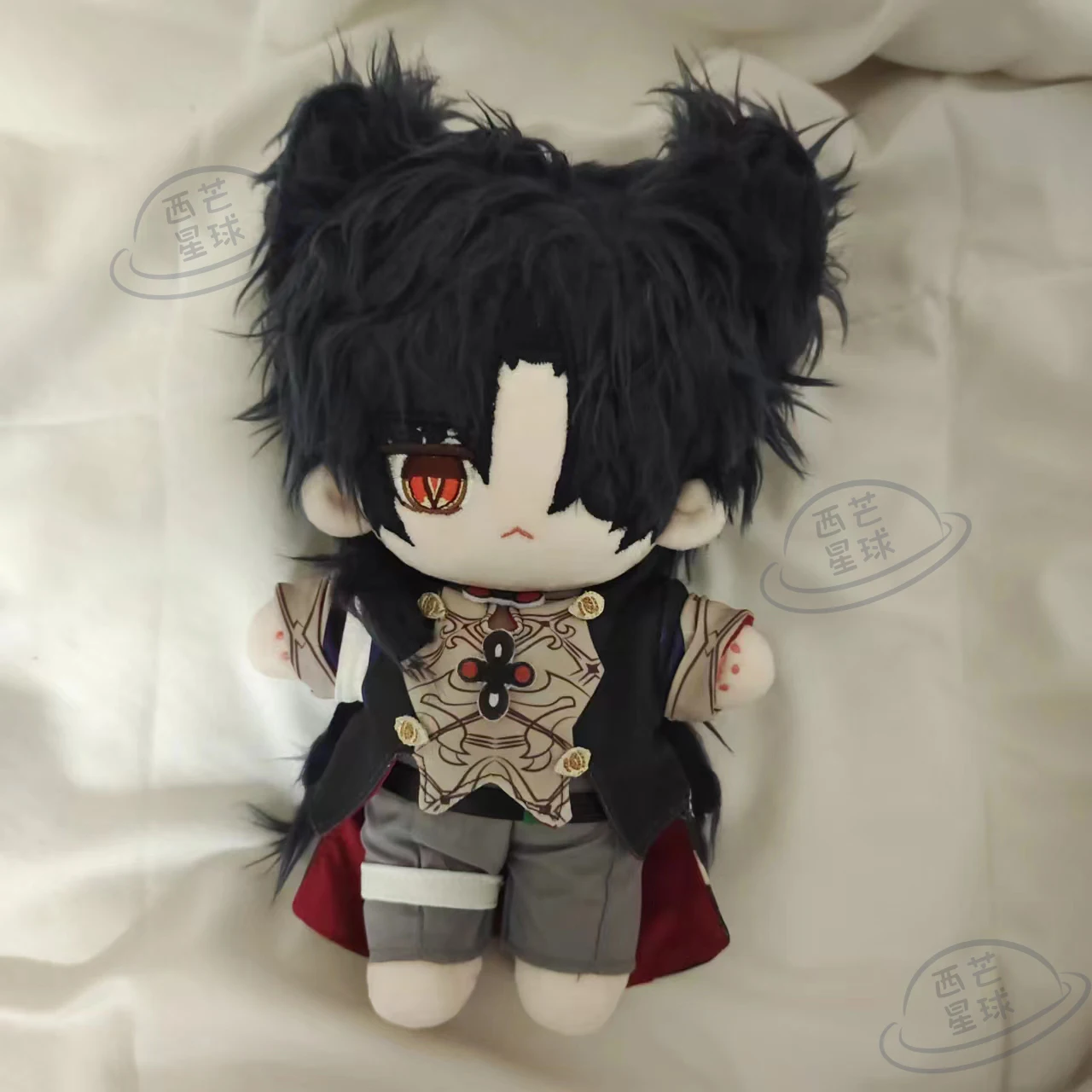 20cm Anime Honkai: Star Rail Blade Handsome Boy Cosplay Plush Cotton Stuffed Doll Body Change Clothes Toys Outfit Plushie