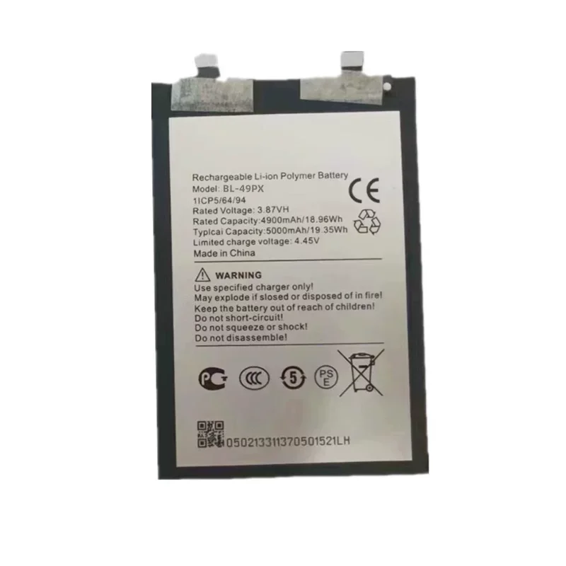

Fast Shipping New BL-49PX 3.87V 5000mAh Phone Battery for Infinix ZERO 30 4G 5G X6739 X678B X6710 X6731 X6731B NOTE 30 PRO