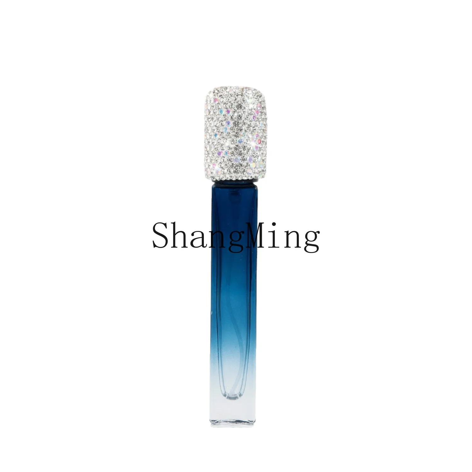

XH light luxury perfume sub-bottling portable exquisite 10ml empty bottle inlaid with rhinestones high-value glass spray bottle