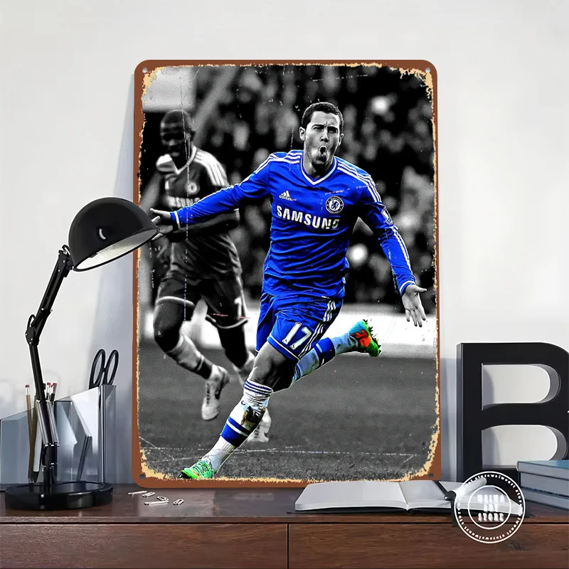 Goal Hazard Celebration Tin Plaque Poster Customized Wall Art Retro Vintage Metal Signs for Room Mancave Decoration At Home Cozy