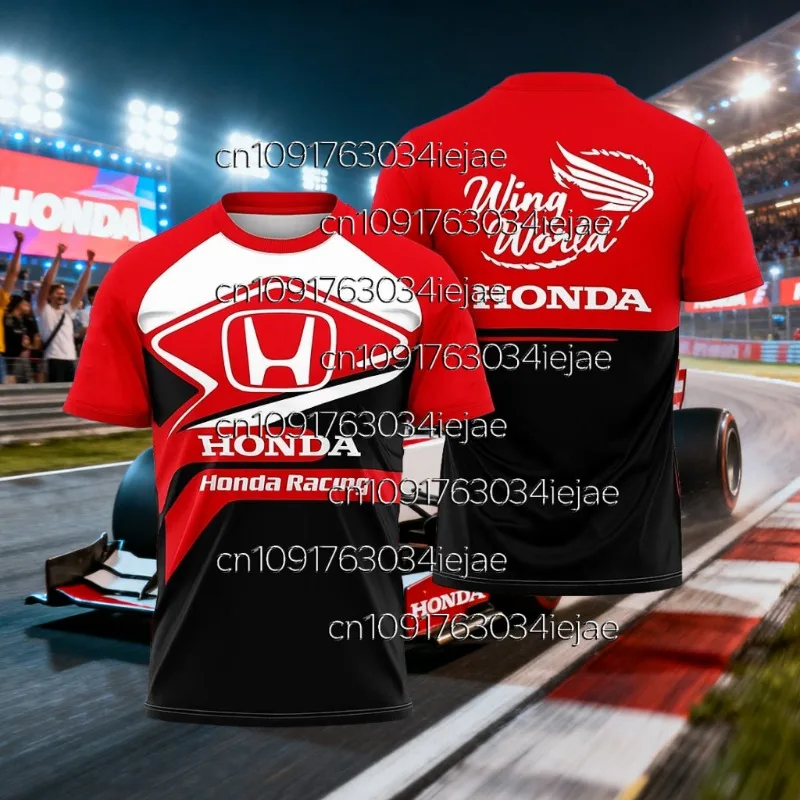تي شيرت رجالي لسباق الدراجات النارية هوندا لعام 2026 سريع الجفاف وخفيف الوزن وأكمام قصيرة ملابس رياضية لركوب الدراجات في الهواء الطلق وركوب الدراجات