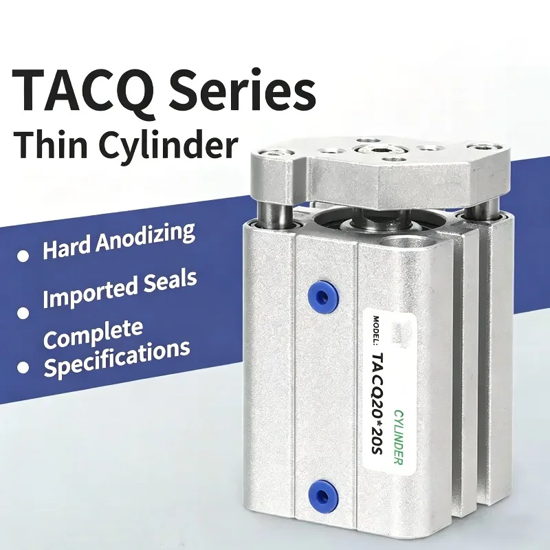 

Thin Three-Shaft Three-Rod Cylinder with Guide Rod TACQ12/16/20/25/32/40/50/63/80X10X15