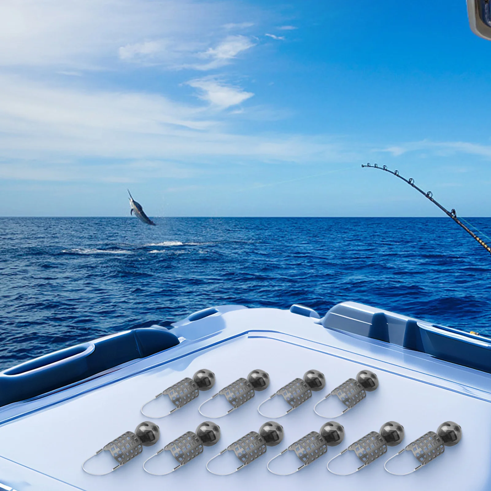 Fishing Accessory Carp Feeder Submerged Bait Design Built For Harsh Environments Floating Bait Cage For Fishing M S