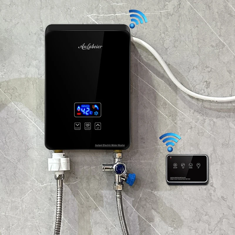 

240 В портативный мгновенный электрический ручной душ для мытья воды водонагреватель индуктивный гейзер для кухни