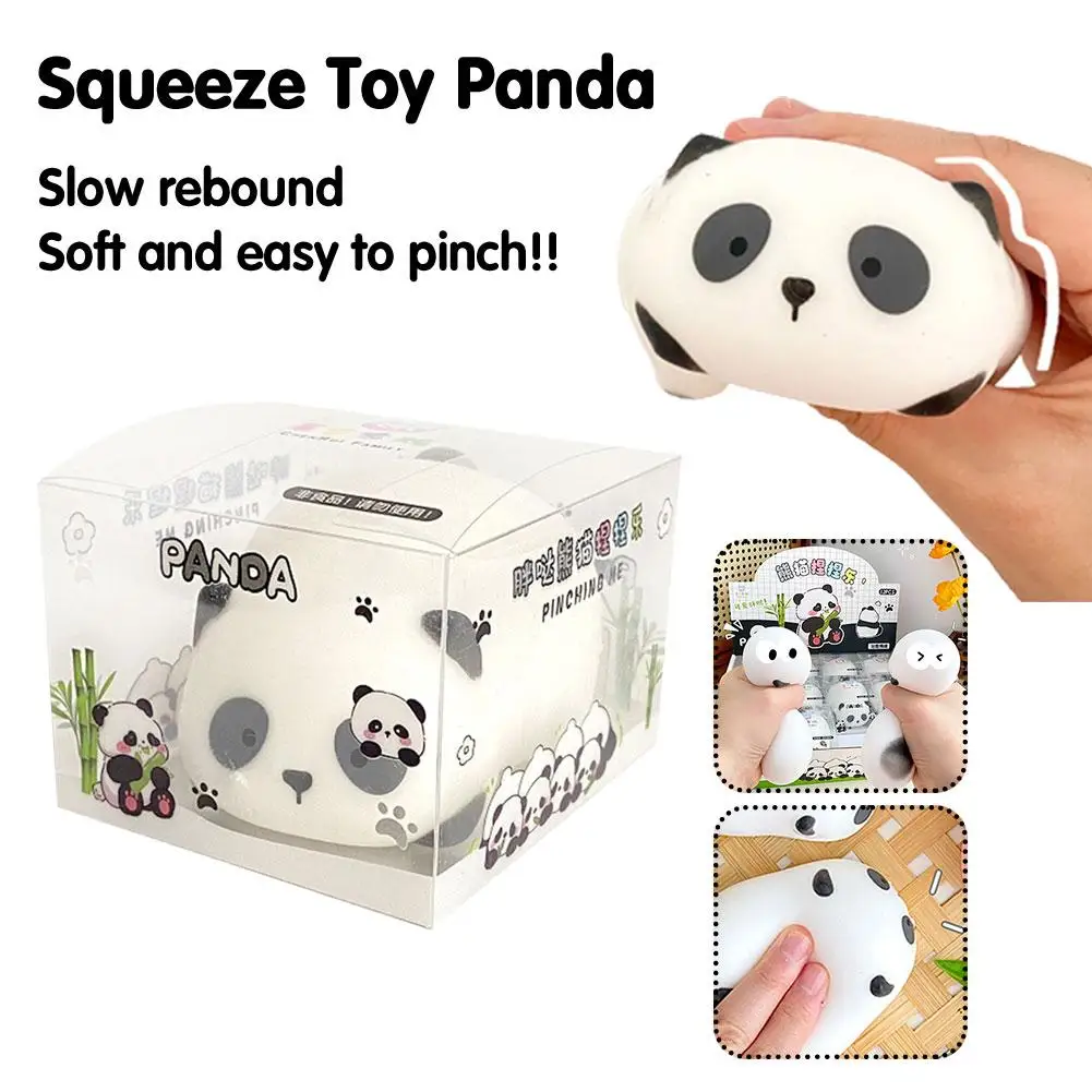 

Kawaii Panda Soft Doll Collectibles Cartoon Squeeze Decompression Super Slow With Rising Toy Packaging Toy Original Toy E3E9