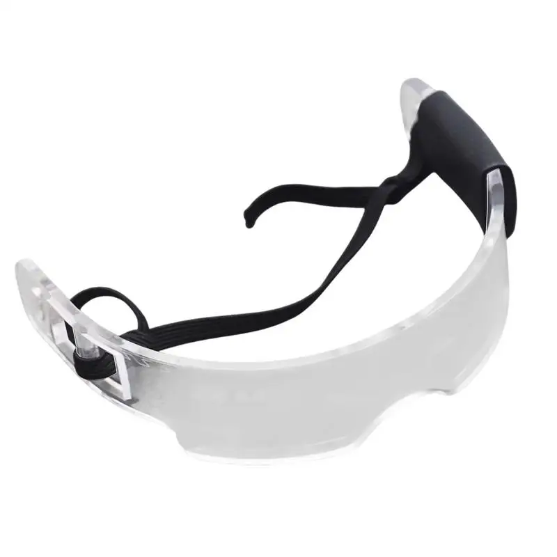 

Labu Toy Eyeglasses for Dolls Light up Clear Lens Eyewear Cool Dolls Eyewear Cosplay Accessories for 5.9 Inch and Other