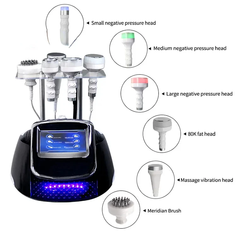 Cavitation Ultrasonic Machine Kim 8 Slimming System Anti Cellulite Electric 6in1 Body Legs Arms Face Eyes Portable 60*44*29cm