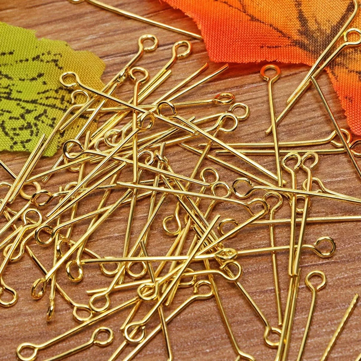 200 قطعة 16 20 30 مللي متر سلك معدني صغير دبابيس الديكور الصغيرة المفتوحة العين رئيس دبابيس الإبر السائبة DIY بها بنفسك الحرفية حبة صنع المجوهرات