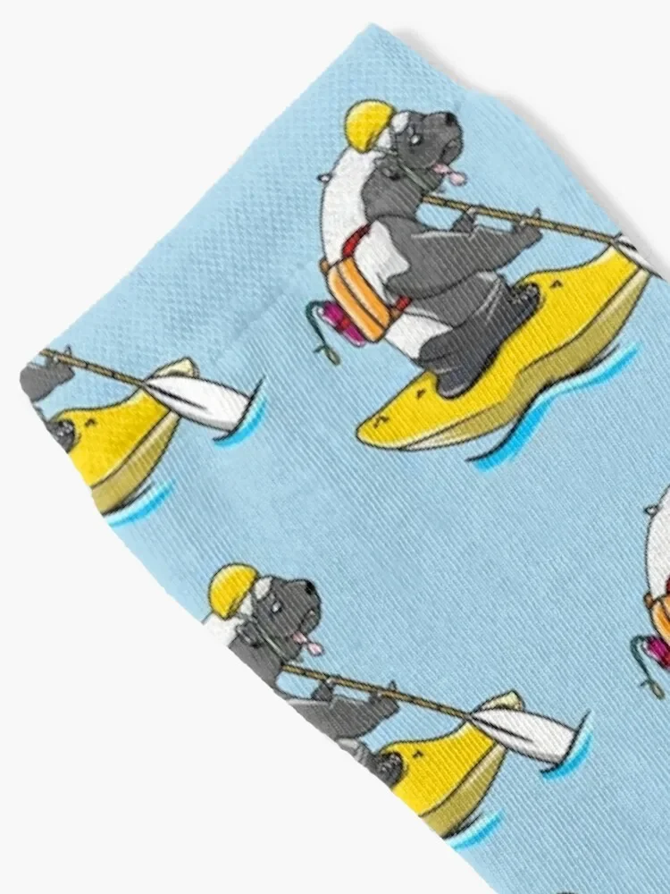 Honey badger kayaking Socks gifts funny gifts Socks Girl Men's