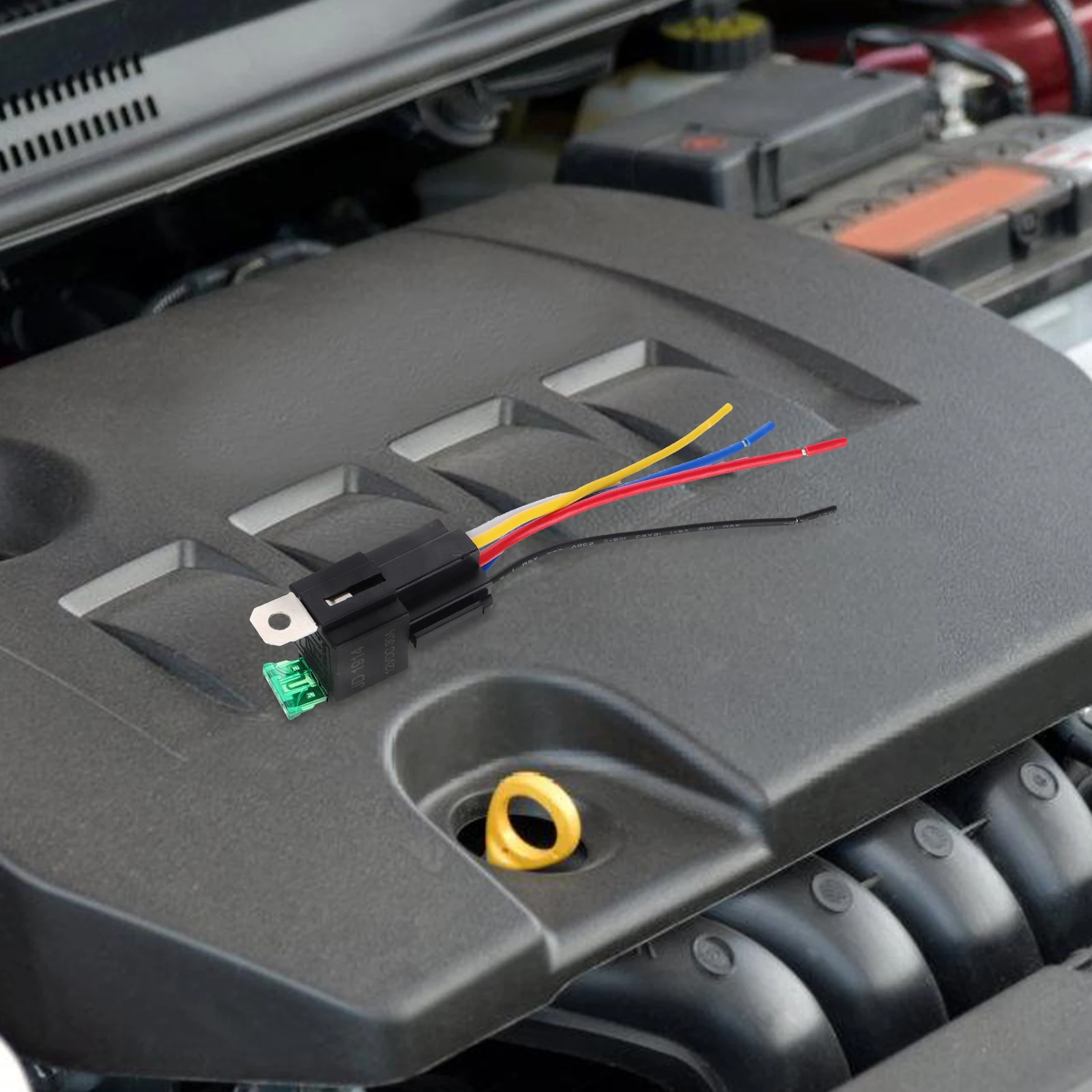 

Universal Car 30A Waterproof Harness Fused Relay Socket For Air Conditioning Blower Motor Auto Electrical System Relay Switch