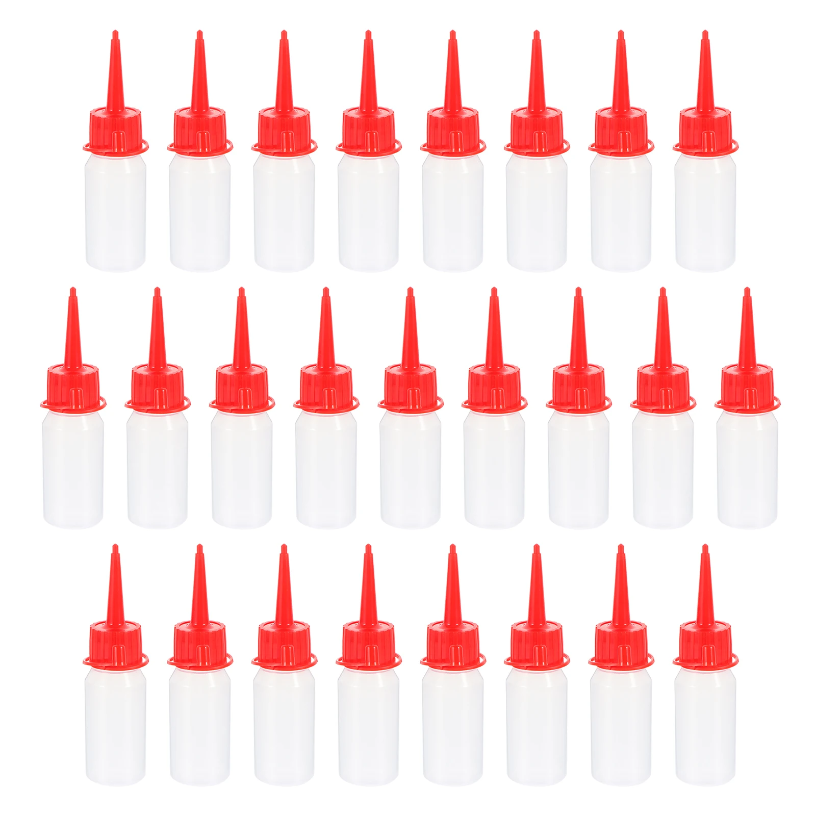 

25 Pcs Oil Squeeze Bottles Bottles PET Refillable Lightweight Sewing Machine Dispensing Containers Oil Resistant Wear