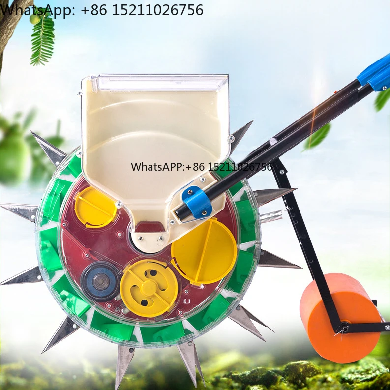 

Factory Manual Vegetable Onion Peanut Rice Maize Grain Corn Planter Sowing Seeders Machine Hand Push Manual Seeder