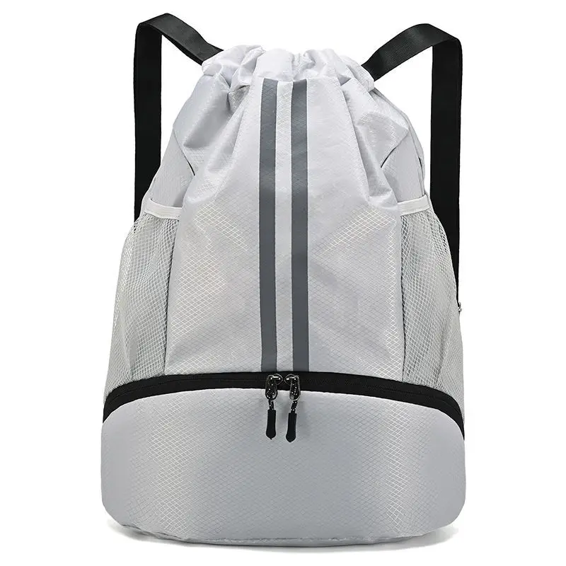 Sports backpack for men's and women's fitness training, basketball drawstring, lightweight and large capacity backpack