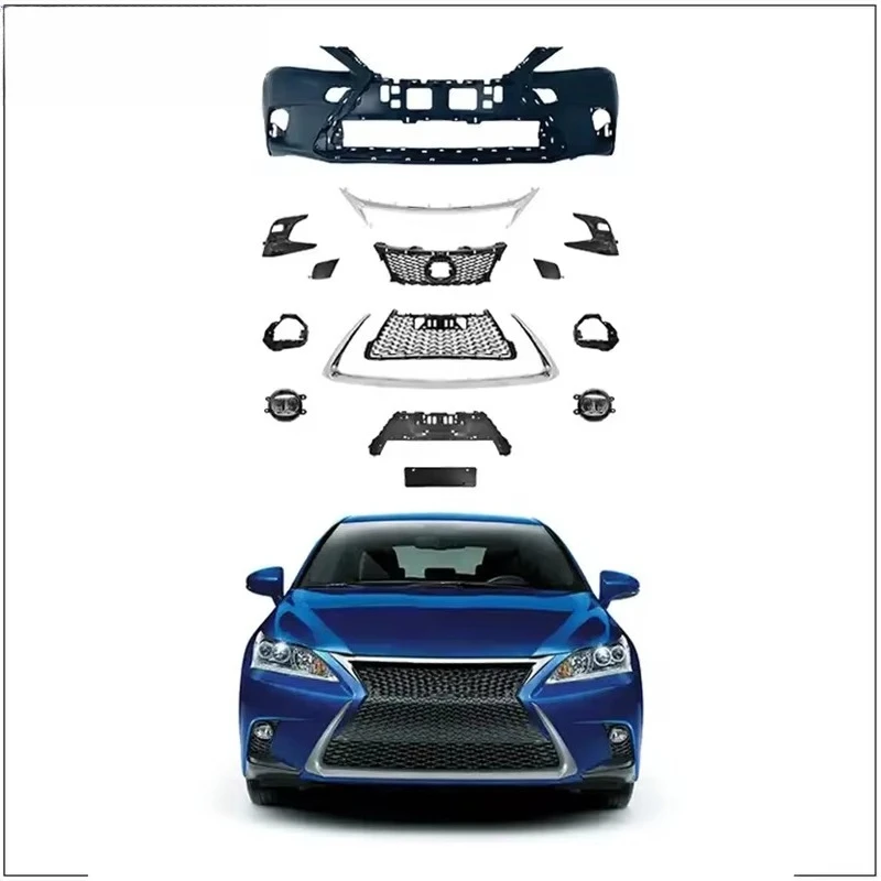 Stlf Car Modified CT Sport Front Bumper Grille Body Kit For CT 2011 2012 2013 2014 Upgard To 2016 Sport Style Body Kits