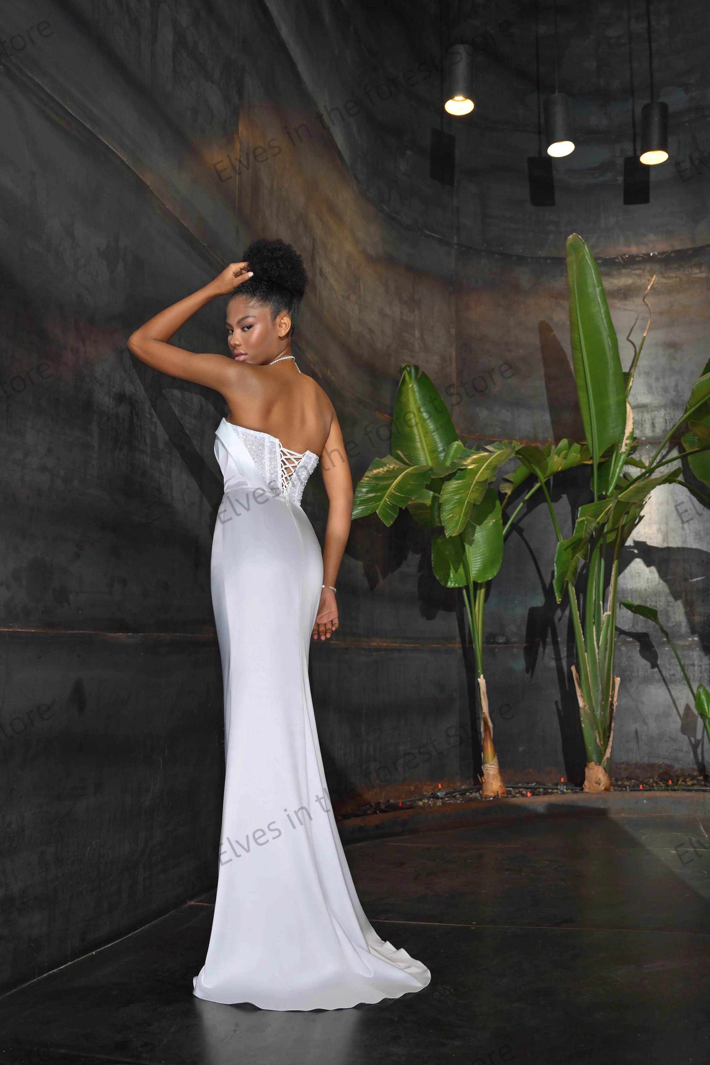 Vestidos De novia De sirena encantadores, Vestidos De novia sin mangas con forma De corazón para fiesta De boda, Vestidos De novia plisados brillantes personalizados