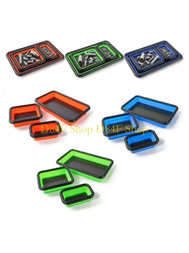 D84F Silicone Screw Bowl Tool Part Storage Box Plumber Carpenters Tool