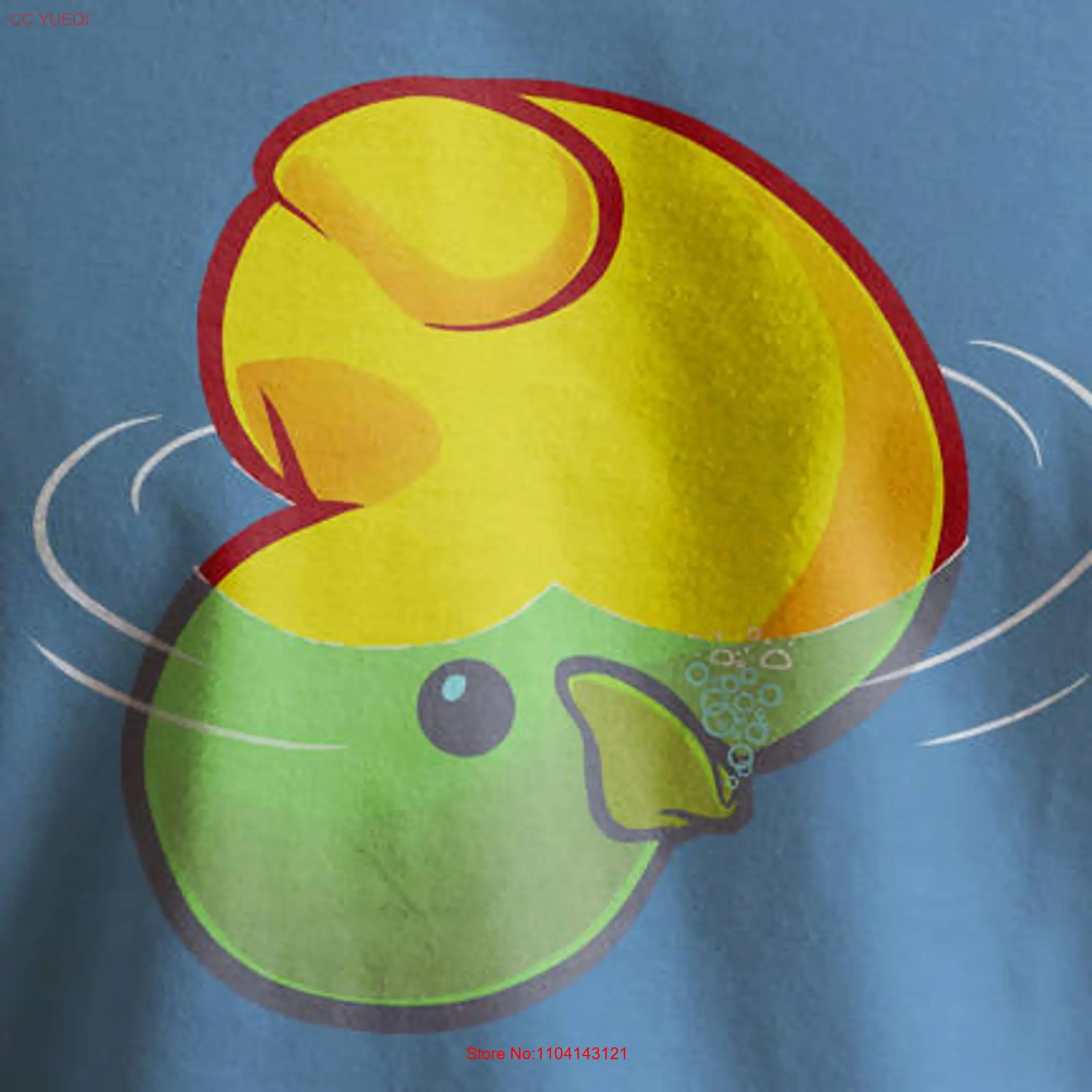 Rubber Ducky T Shirt Plastic Toy Duck Going Under Sad Funny Ironic design long or short sleeves