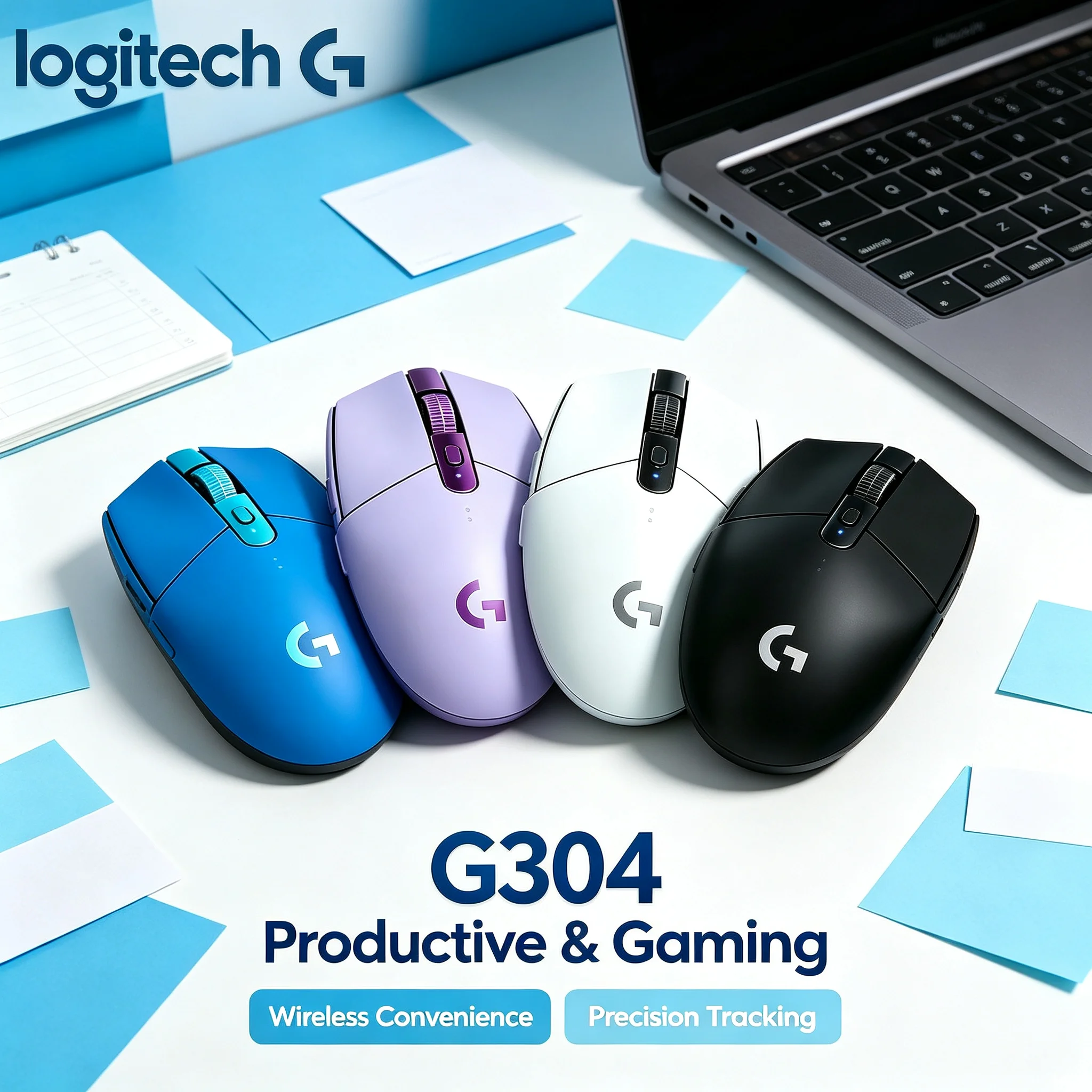 Logitech G304 Wireless Gaming Mouse Long Standby Time Portable Mice For Gaming Business Office Work