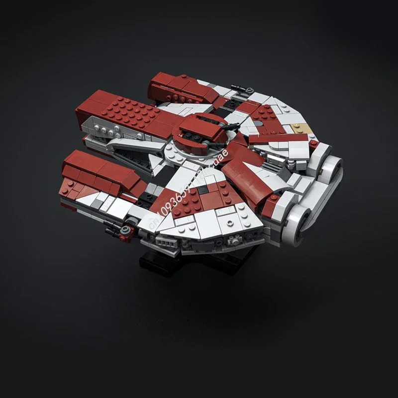 998 elementów Star Battle Ebon Hawk Falcon Model Statecznika Kosmicznego Klocki Konstrukcyjne DIY Kreatywny Zestaw Edukacyjny Prezent dla Dzieci