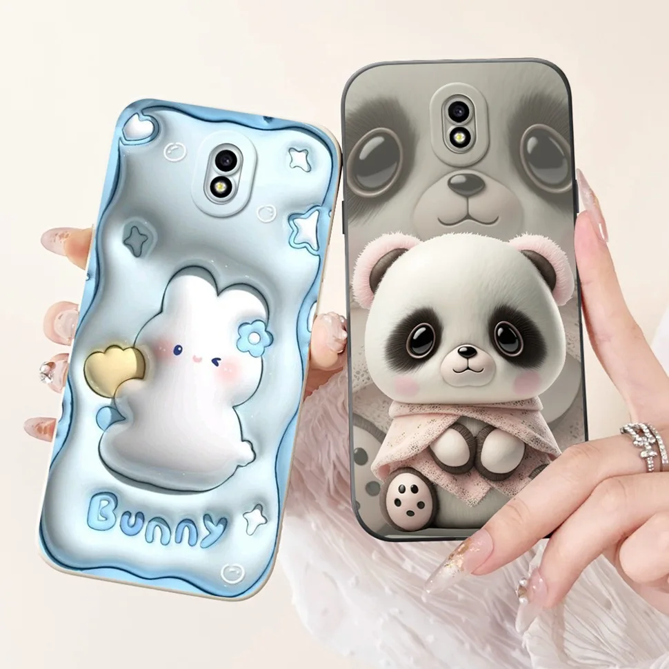 Funda bonita de Panda para Samsung J7 2017, funda SM-J730F de silicona suave de TPU, funda de teléfono para Samsung Galaxy J7 2017, funda de parachoques