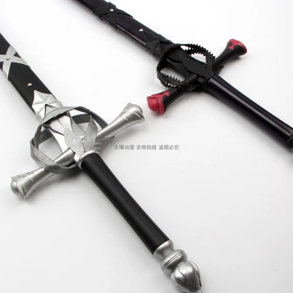 Joan of Arc Black White Sword Cosplay Prop Character for Halloween Party Performance